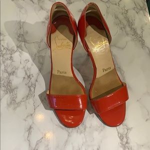 Christian Louboutin D’Orsay Red Patent